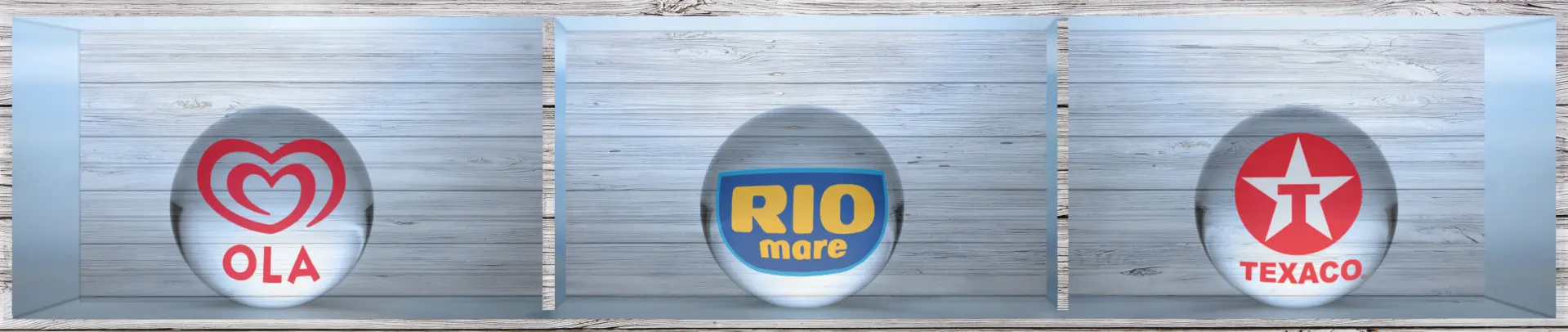 Realisaties : Ola, Rio Mare, Texaco